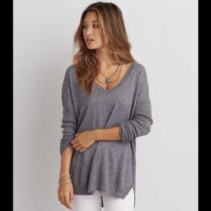 American Eagle Joshua Tree Gray Sweater